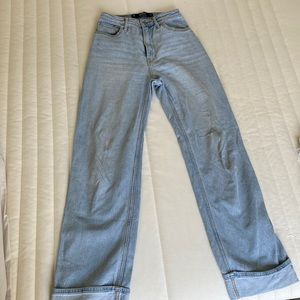 Ultra high-rise dad jean